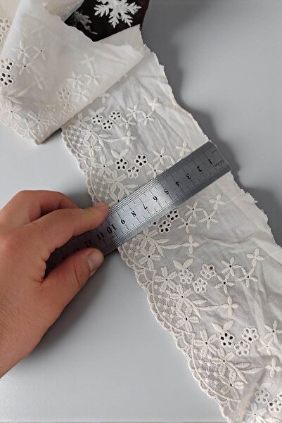 DUAYEN Pamuk Fisto Dantel gönül bağı Desen 1 Metre