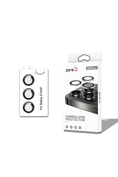 zore Galaxy Z Fold 7 Cl-12 Premium Sapphire Anti-Fingerprint Anti-Reflective Camera Lens Protector