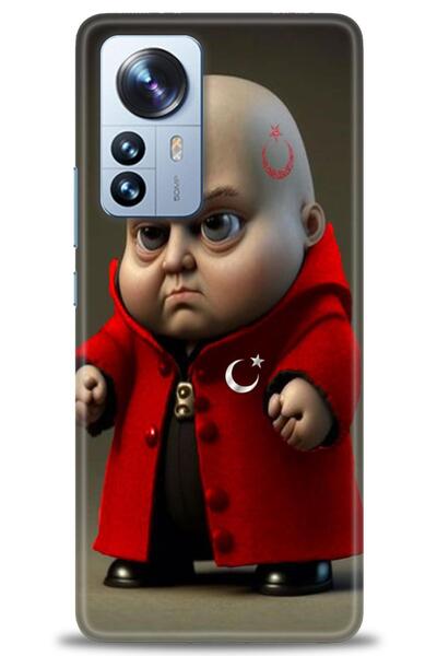 kılıfevreni حافظة متوافقة مع هاتف Xiaomi Mi 12 Pro + واقي شاشة من السيراميك غ...