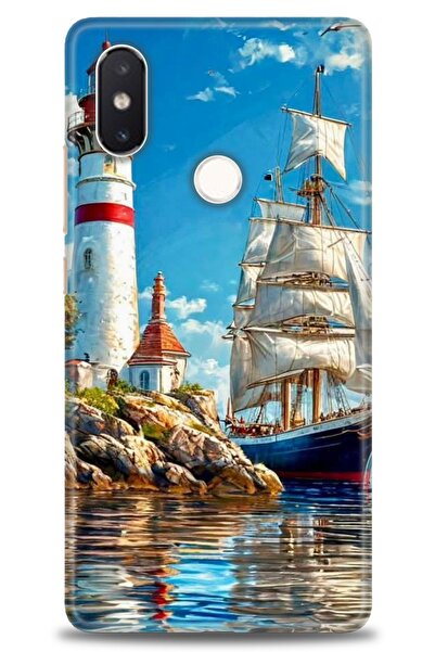 kılıfevreni جراب متوافق مع هاتف Xiaomi Mi 8 SE + واقي شاشة من السيراميك غير ق...