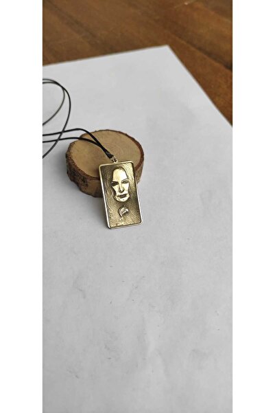 penakolik قلادة شيبنيم فيراه معدنية من النحاس الأصفر مع نقش بالليزر