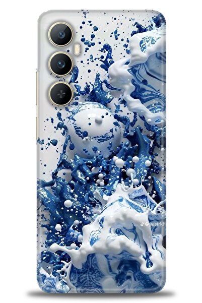 realme حافظة A+ Plus متوافقة مع 4G + واقي شاشة سيراميك غير قابل للكسر - 327