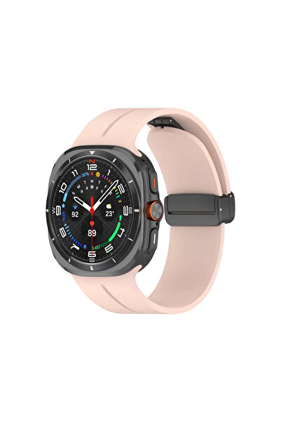 zore Galaxy Watch 8 40mm Krd-84 22mm Silicone Band - Pink