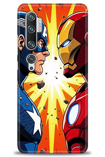 kılıfevreni حافظة متوافقة مع هاتف Xiaomi Mi Note 10 + واقي شاشة من السيراميك ...