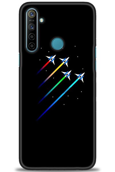 realme حافظة متوافقة مع 6i A+ Plus + واقي شاشة من السيراميك غير قابل للكسر - 389