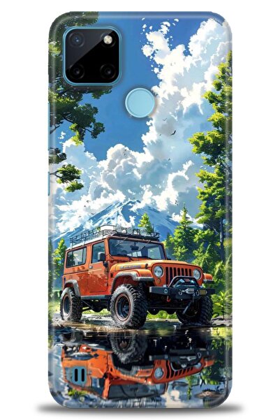 kılıfevreni غطاء متوافق مع هاتف Realme C25Y A+ Plus غطاء HD مطبوع - غطاء من ا...