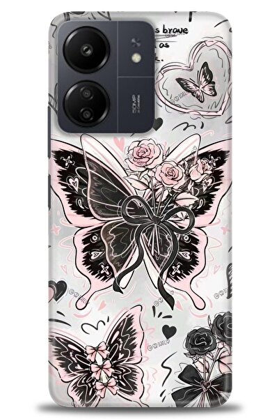 kılıfevreni Redmi 13C Uyumlu HD Kalite Silikon Kılıf Şeffaf Silikon Koruyucu ...