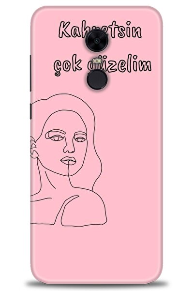 kılıfevreni جراب متوافق مع هاتف Xiaomi Redmi 5 Plus + واقي شاشة من السيراميك ...