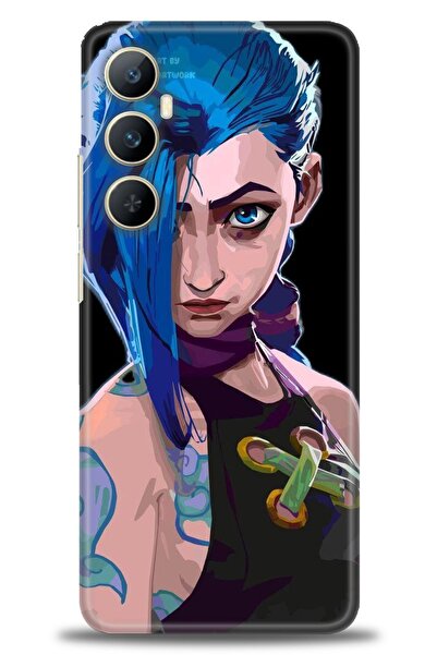 realme حافظة A+ Plus متوافقة مع شبكة الجيل الرابع C65 + واقي شاشة سيراميك غير...