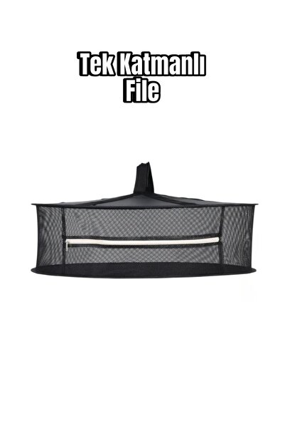 Bambus Home Tek Bölmeli Bitki Kurutma Filesi - Asılabilir Ve Katlanabilir Tasarım