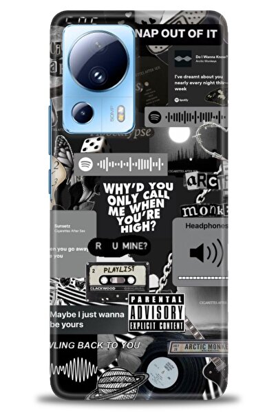 kılıfevreni غطاء متوافق مع هاتف Xiaomi Mi 13 Lite A+ Plus غطاء HD مطبوع - غطا...