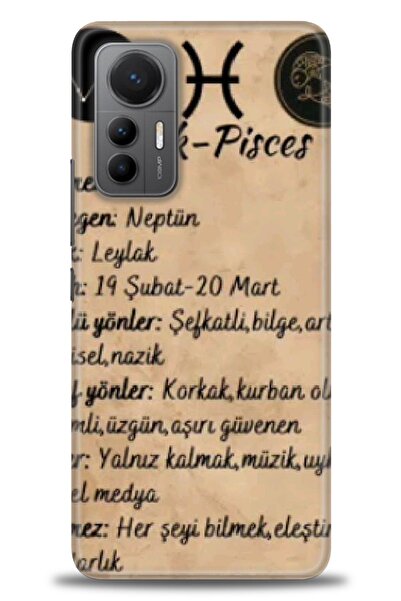 kılıfevreni غطاء متوافق مع هاتف Xiaomi Mi 12 Lite A+ Plus HD مطبوع - غطاء من ...