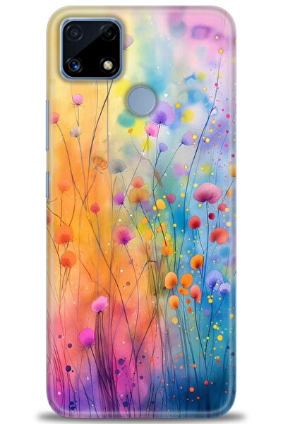 realme حافظة متوافقة مع A+ Plus + واقي شاشة من السيراميك غير قابل للكسر - 413