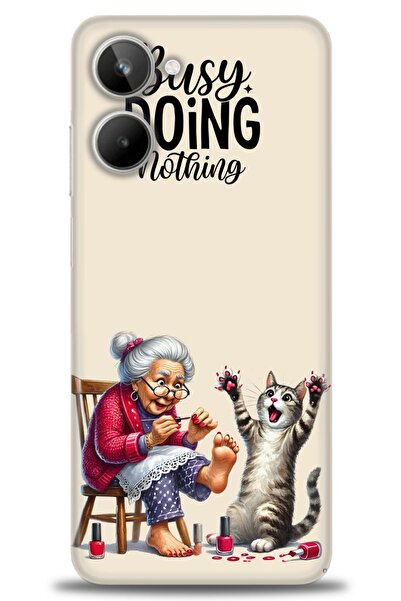 realme 10 حافظة A+ Plus متوافقة مع 4G + واقي شاشة سيراميك غير قابل للكسر - 44