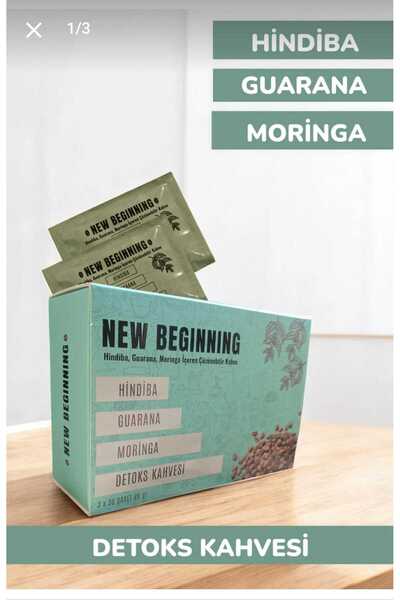 NEW BEGINNING Kahvesi Hindiba Guarana Moringa Detox Kahve 30 Şase