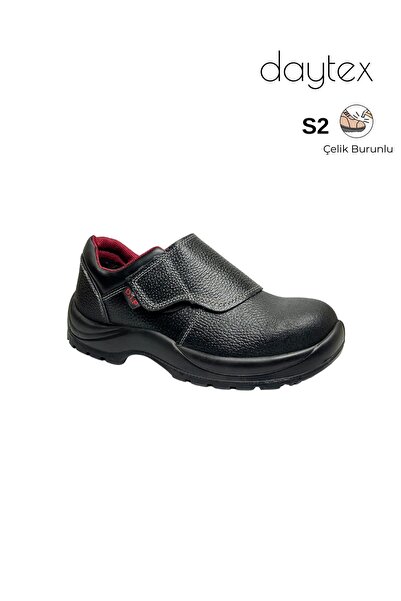 Daytex S2 Çelik Burunlu kaynakçı kıvılcıma ateşe dayanıklı deri hafif rahat k...