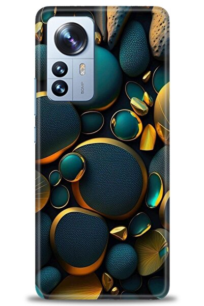 kılıfevreni حافظة متوافقة مع هاتف Xiaomi Mi 12 Pro + واقي شاشة من السيراميك غ...