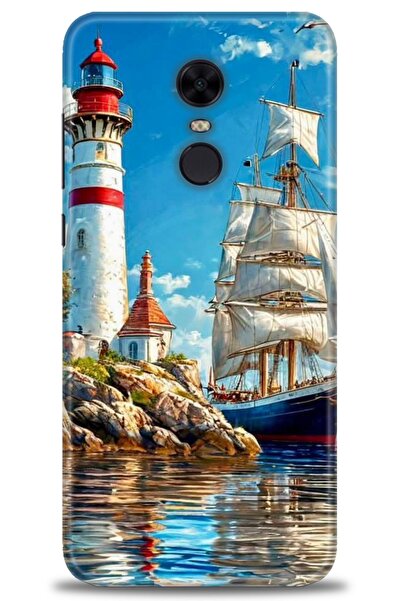 kılıfevreni جراب متوافق مع هاتف Xiaomi Redmi 5 Plus + واقي شاشة من السيراميك ...