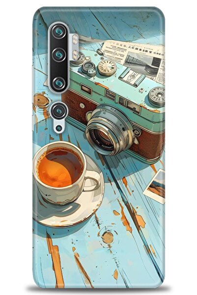 kılıfevreni حافظة متوافقة مع هاتف Xiaomi Mi Note 10 Pro + واقي شاشة من السيرا...