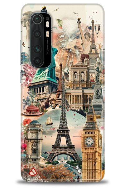 kılıfevreni حافظة متوافقة مع هاتف Xiaomi Mi Note 10 Lite + واقي شاشة من السير...