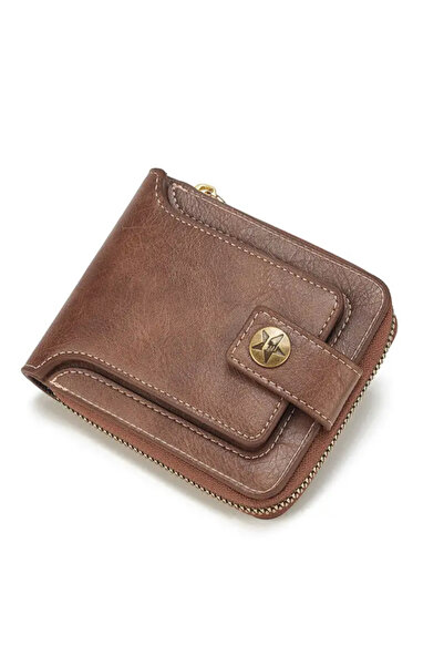 Generic Men’s Genuine Leather Wallet – Slim, Durable, RFID Blocking, Multiple Card & Cash Compartments