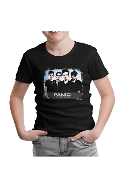 Lord T-Shirt الذعر! تيشيرت ديسكو بلاك للأطفال