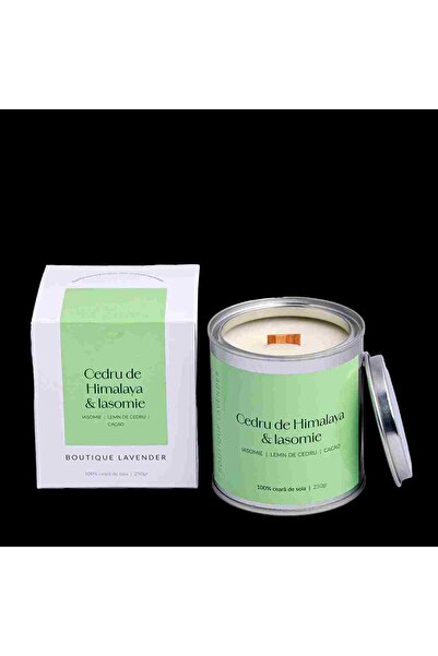 Boutique Lavender Lumânare cu cedru de Himalaya și iasomie 250 gr