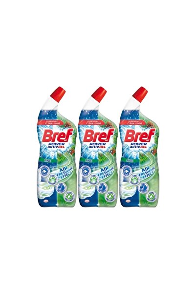 Bref Set 3x Solutie gel dezinfectant pentru WC, 700 ml, Power Aktiv Pine