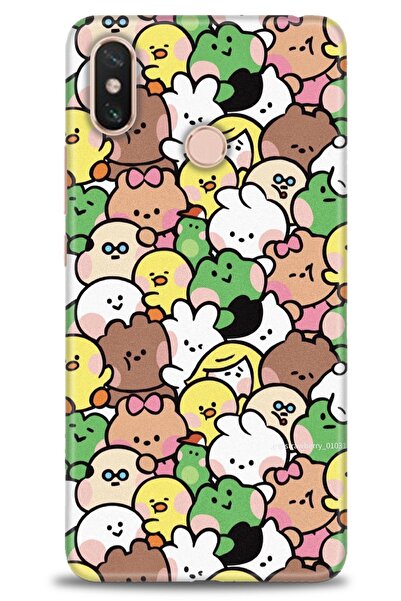 kılıfevreni حافظة متوافقة مع هاتف Xiaomi Mi Max 3 + واقي شاشة من السيراميك غي...