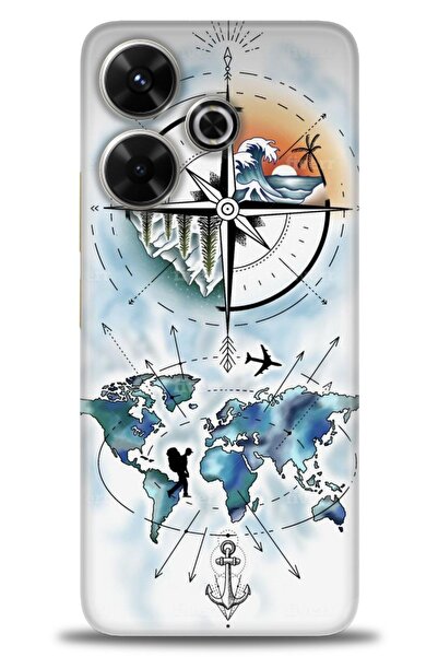 kılıfevreni جراب متوافق مع هاتف Xiaomi Redmi 13 4G A+ Plus + واقي شاشة سيرامي...