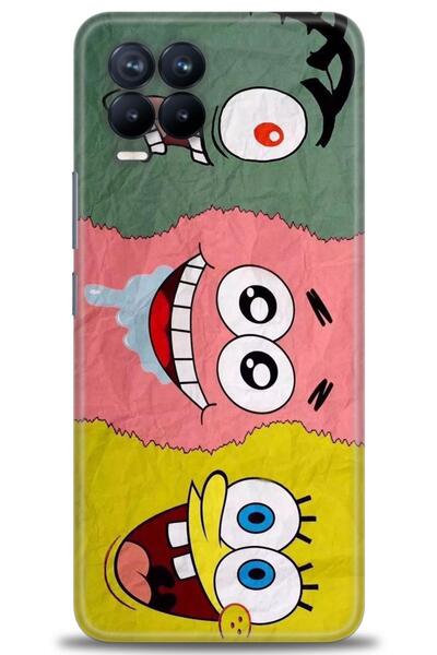 realme حافظة A+ Plus متوافقة مع 8 Pro + واقي شاشة سيراميك غير قابل للكسر - 460