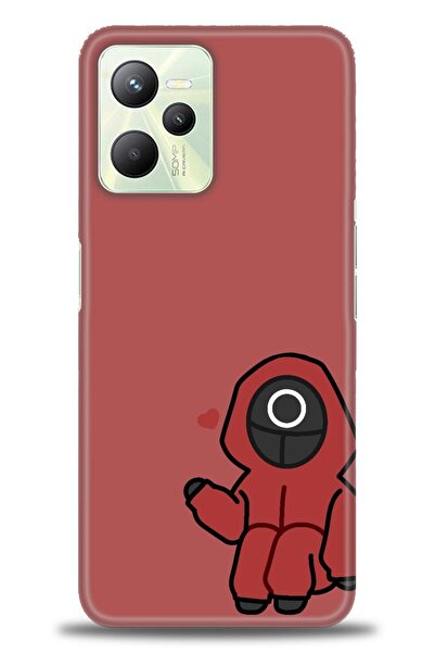 realme حافظة متوافقة مع C35 A+ Plus + واقي شاشة سيراميك غير قابل للكسر - 288