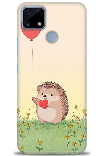 kılıfevreni غطاء متوافق مع هاتف Realme C25 A+ Plus HD مطبوع - غطاء سيليكون مص...