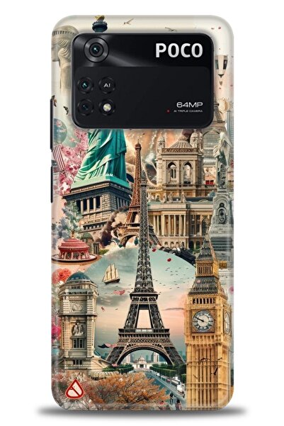 kılıfevreni جراب متوافق مع هاتف Xiaomi Poco M4 Pro 4G A+ Plus + واقي شاشة سير...