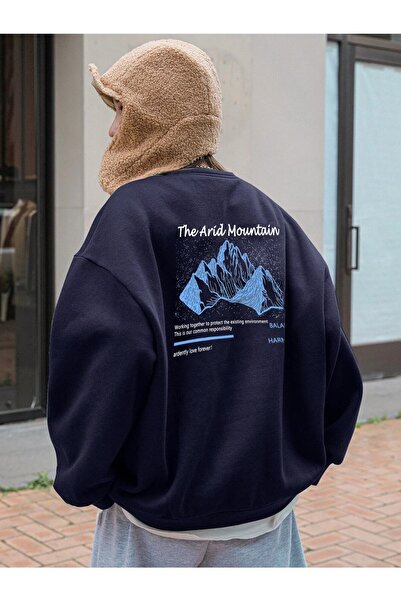 LAPS Kadın The Arid Mountain Oversize Sweatshirt