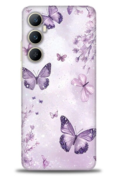 realme حافظة A+ Plus متوافقة مع شبكة الجيل الرابع C65 + واقي شاشة سيراميك غير...