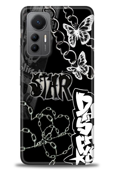 kılıfevreni غطاء متوافق مع هاتف Xiaomi Mi 12 Lite A+ Plus HD مطبوع - غطاء من ...