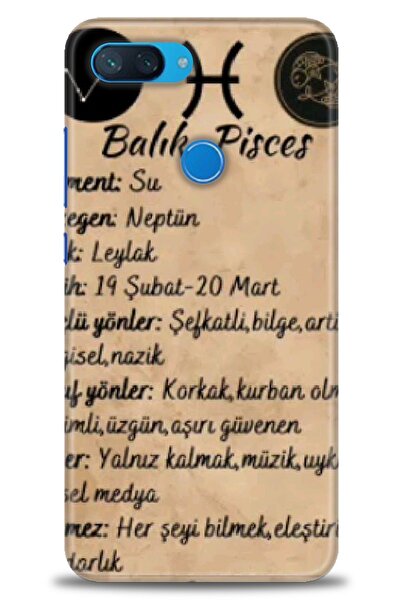 kılıfevreni غطاء متوافق مع هاتف Xiaomi Mi 8 Lite A+ Plus HD مطبوع - غطاء من ا...