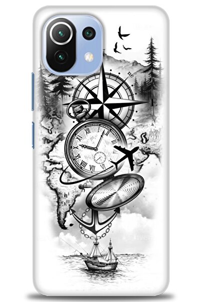 kılıfevreni غطاء متوافق مع هاتف Xiaomi Mi 11 Lite A+ Plus غطاء HD مطبوع - غطا...