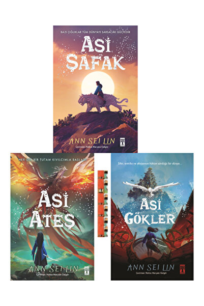 Genç Timaş Ann Sei Lin- 7.8.+ SINIF- Asi Şafak, Asi Ateş, Asi Gökler (3 KİTAP)