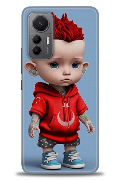 kılıfevreni غطاء متوافق مع هاتف Xiaomi Mi 12 Lite A+ Plus غطاء HD مطبوع - غطا...