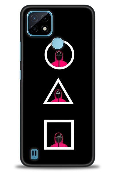 realme C21 Compatible A+ Plus Case + Ceramic Unbreakable Screen Protector - 285