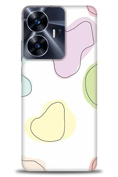 realme حافظة A+ Plus متوافقة مع شبكة الجيل الرابع C55 + واقي شاشة من السيرامي...