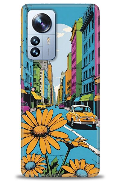 kılıfevreni حافظة متوافقة مع هاتف Xiaomi Mi 12 Pro + واقي شاشة من السيراميك غ...