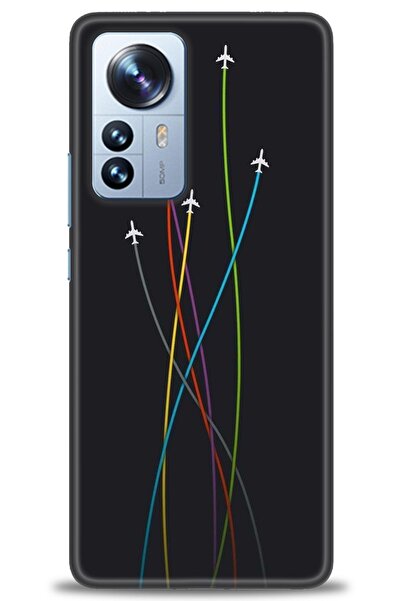 kılıfevreni حافظة متوافقة مع هاتف Xiaomi Mi 12 Pro + واقي شاشة من السيراميك غ...