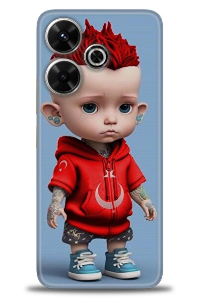 kılıfevreni جراب متوافق مع هاتف Xiaomi Redmi 13 4G A+ Plus + واقي شاشة سيرامي...