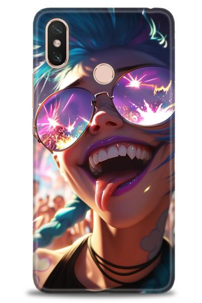 kılıfevreni حافظة متوافقة مع هاتف Xiaomi Mi Max 3 + واقي شاشة من السيراميك غي...