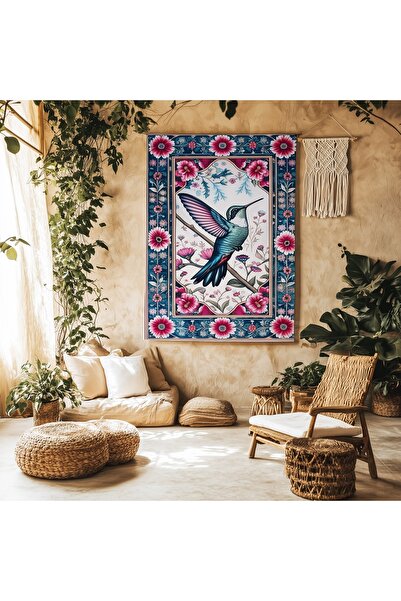 Else Dekor Honey Bird Animal Pattern Wall Cloth Wall Carpet Wall Tapestry