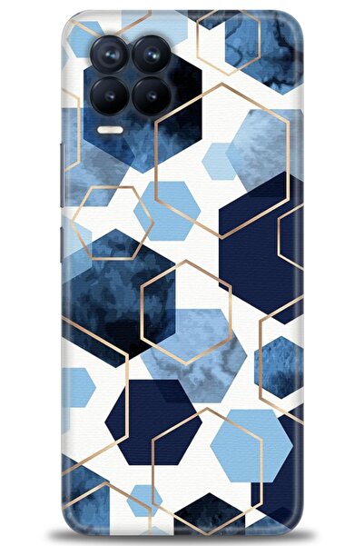 realme حافظة A+ Plus متوافقة مع 8 Pro + واقي شاشة سيراميك غير قابل للكسر - 324