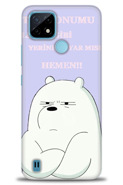 kılıfevreni غطاء متوافق مع هاتف Realme C21 A+ Plus غطاء HD مطبوع - غطاء من ال...